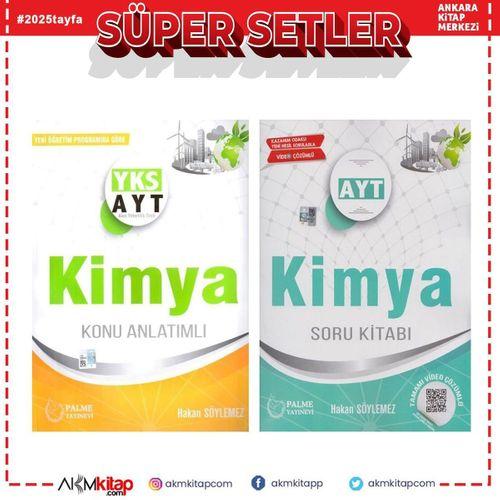 AYT Kimya Konu Anlatımı ve Soru Bankası 2 Kitap Set Palme Yayınları