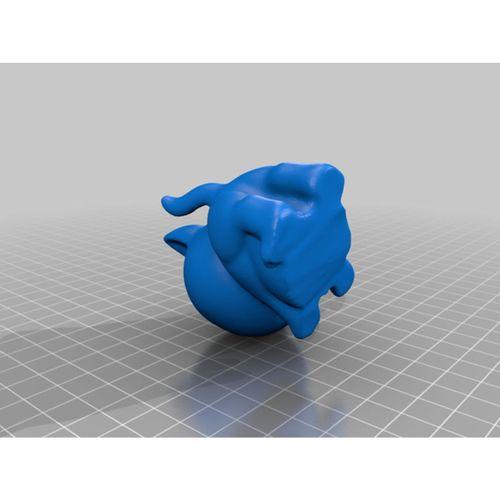 Kedi Heykeli Oyuncak Desteksiz Yüzsüz 3D Baskı (Bu ürün Sadece Plastik parçadır - Almadan Önce Soru Sorabilirsiniz)