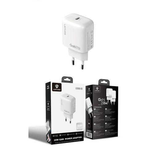 Lenyes LCH90 Type-C GaN Teknolojili PD Hızlı Şarj Özellikli Şarj Başlığı 20W