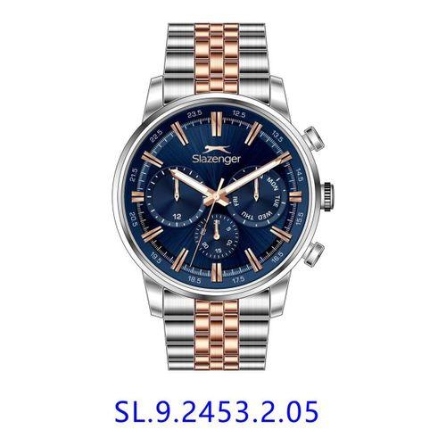 Slazenger SL.09.2453.2.05 Quartz Çelik Rose/Gri Lacivert Kadran