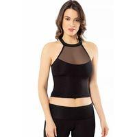 Pedli Dalgıç Modelli Krop Kadın Büstiyer Siyah