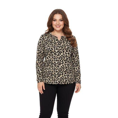 Kadın Düğmeli Modelli Bluz BGL-ST05126