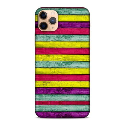 Lopard Apple Iphone 11 Pro Uyumlu Kılıf Wood'X (30) Silicone Case Desenli