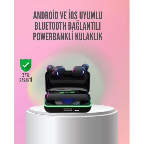 Powerbank Özellikli Bluetooth 5.1 Kulaklık Oyun Ve Müzik İçin