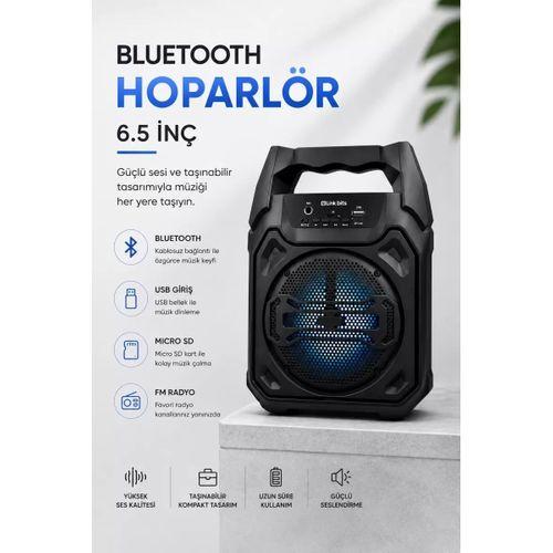 Mikrofonlu Bluetooth Ses Sistemli Usb, Micro Sd, Fm Ve Uzun Pil Ömrü