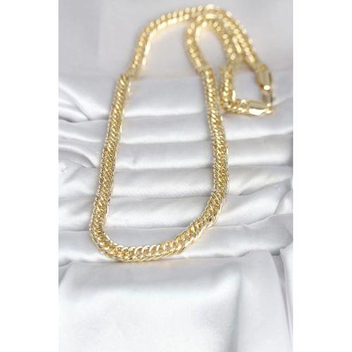 CM 14K Gold Renk Kalın Zincir Model 60 cm Kadın Kolye