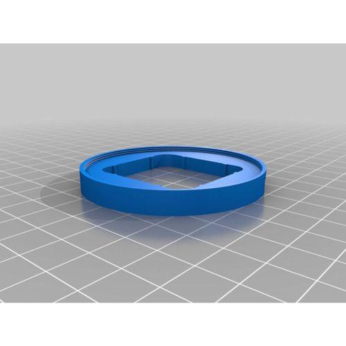 GoPro Hero 4 Su Geçirmez Kasa için Dairesel 58mm Adaptör (Bu ürün Sadece Plastik parçadır - Almadan Önce Soru Sorabilirsiniz)