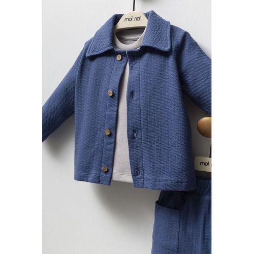 Moi Noi Ceketli Takım Mnb5321 Navy Blue