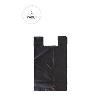 Siyah Hışır Atlet Poşet Mini Boy 22x31 cm 1 Paket Takriben 500 Adet