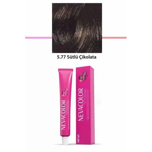 Premium 5.77 Sütlü Çikolata - Kalıcı Krem Saç Boyası 50 g Tüp