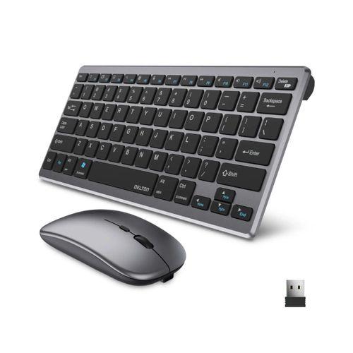 Sessiz Kullanım Sunan Bluetooth Klavye Mouse Seti Çoklu Cihaz Uyumlu