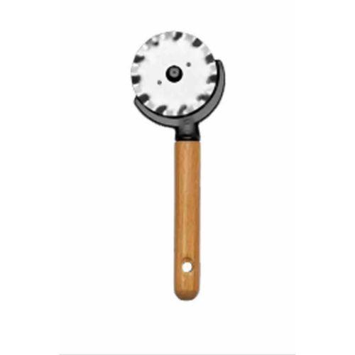 Ahşap Saplı Desenli Hamur Ruleti Kesici Royaleks-LFX131