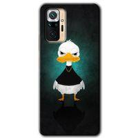 MRCİLETİSİM Xiaomi Redmi Note 10 Pro Kılıf Kapak - Angry Duck +Hayalet Ekran Yandan Gözükmez