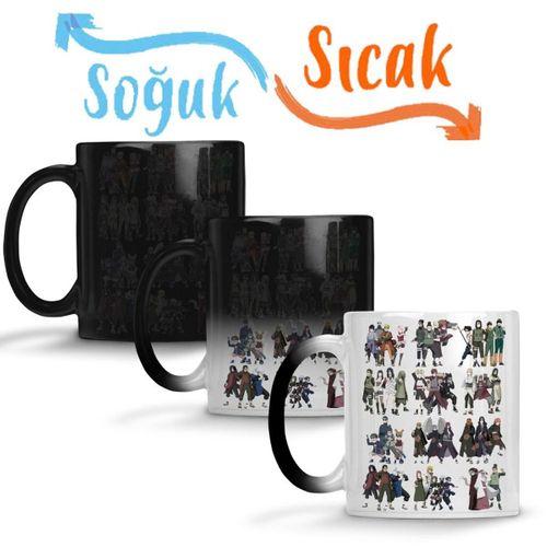 Naruto Equipe Sihirli Kupa Bardak Porselen