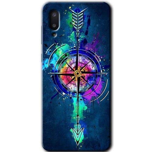 Samsung Galaxy A02 Kılıf Baskılı Kapak - Gizemli Pusula +Tam Kaplayan Mat Seramik