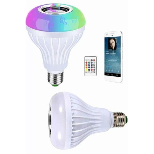 Kumandalı Rgb Led Işık Bluetooth Hoparlör Ses Lambası Renkli Ampul