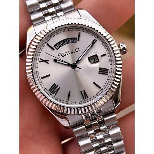 Ferrucci Nişan Ve Takım Elbiselere Özel Takvimli Kadran 2 Yıl Garantili Spor Erkek Kol Saati J3623.6