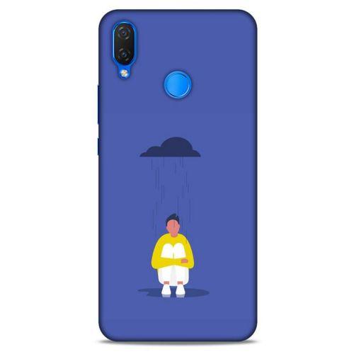 Huawei Psmart 2019 Kılıf Depresyon (21) Koruyucu Kapak Kahve Gold