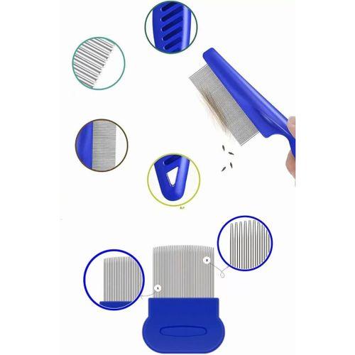 Tüy Fırçası Bit Tarağı Seti Evcil Hayvan Tüy Toplayıcı Bit Pire Önleyici Tarak