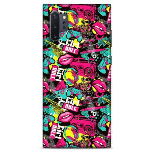 Graffitix (27) Desenli Silikon Kapak Samsung Galaxy Note 10 Plus Kılıf