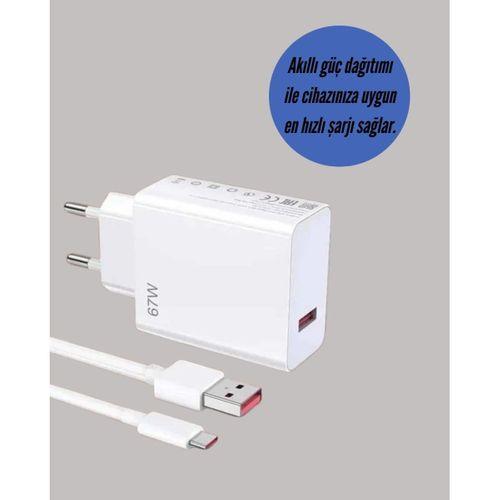 67w Hızlı Şarj Cihazı Yüksek Isı Dayanımlı Type-c Set