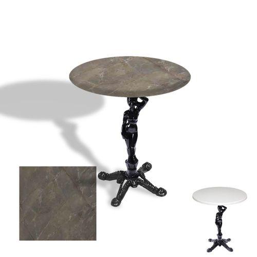 Dockers Çipa 1003 Döküm Ayak Yuvarlak Masa Çap 70cm - (Werzalit, Wermodin ve Allzalit Tabla) - Halong