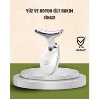 Cilt Yenileyici Şarjlı Güzellik Aleti – Pozitif/negatif İyon, Titreşimli Masaj Ve Kırmızı-mavi-yeşil Işıkla