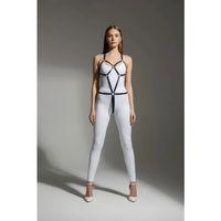 Siyah Body Harness Suni Deri Metal Halka Detaylı - Brf240