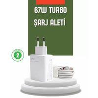 67 Watt Turbo Şarj Cihazı Redmi Note 10 11 12 Uyumlu
