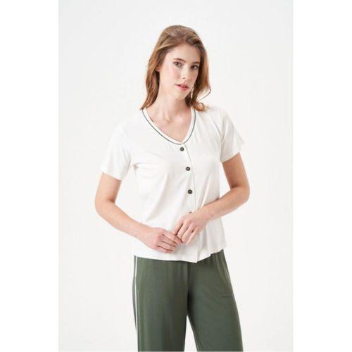 Pjs 29022 Kadın Düğmeli Pijama Takım