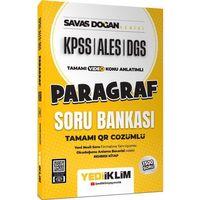 KPSS ALES DGS Savaş Doğan Serisi Paragraf Tamamı Video Konu Anlatımlı ve Tamamı QR Çözümlü Soru Bankası Yediiklim Yayınları
