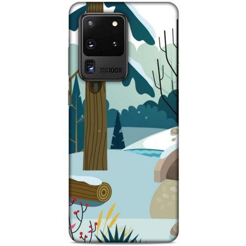 Samsung Galaxy S20 Ultra Kılıf Snowix (17) Tasarım Kılıf Yeşil