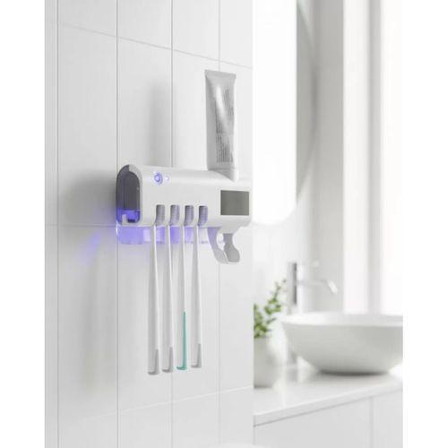Uv Sterilizasyonlu Duvara Monte Otomatik Diş Fırçası Tutucu