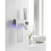 Uv Sterilizasyonlu Duvara Monte Otomatik Diş Fırçası Tutucu