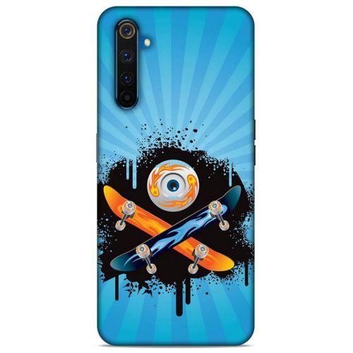 Lopard Oppo Realme 6 Uyumlu Kılıf Tattoo's (13) Silikon Kap Snowboard