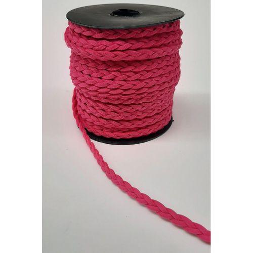 FdayAksesuar Fuşya Süet Örgü İp 1 Metre