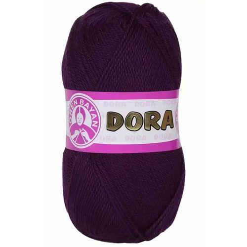 1 Adet Dora El Örgü İpi Yünü 100 gr 061 Mürdüm - mudanis