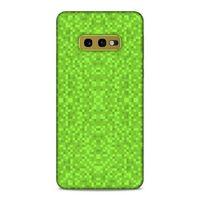 Lopard Samsung Galaxy S10e Uyumlu Kılıf PiXel (2) Kabı Yeşil Kahve