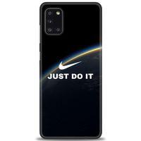 Samsung Galaxy A31 Kılıf HD Baskılı Kılıf - Nike Dünya + Tam Ekran Koruyucu