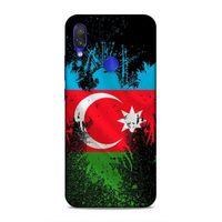 Xiaomi Redmi Note 7 Pro Uyumlu Kılıf Azarbaijan (34) Slim Armor Kılıf Bayrak