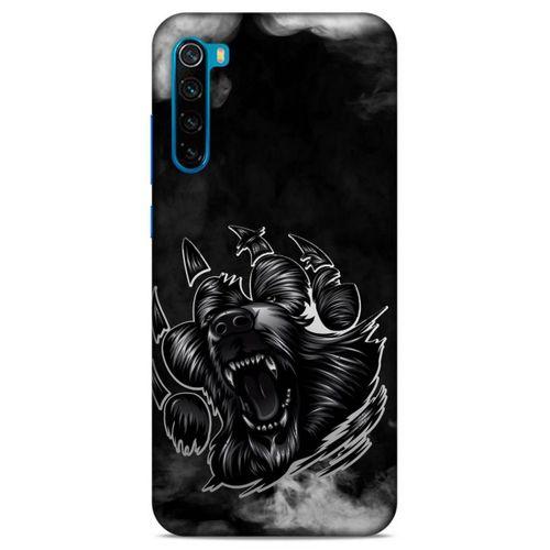 Lopard Xiaomi Redmi Note 8T Uyumlu Kılıf Tattoo's (19) Kılıfları Siyah