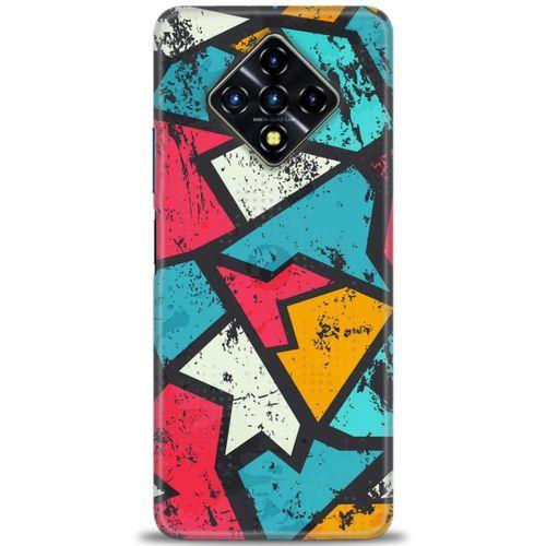 Infinix Zero 8 Kılıf HD Baskılı Kılıf - Grafiti + Tam Ekran Koruyucu