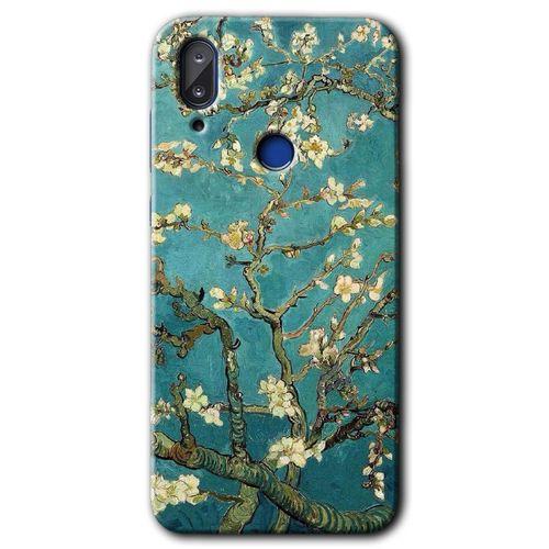 Vestel E5 Kılıf HD Desen Baskılı Arka Kapak - Almond Blossom + Kırılmaz Cam