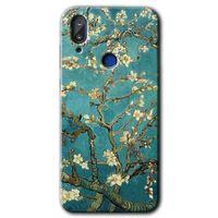 Vestel E5 Kılıf HD Desen Baskılı Arka Kapak - Almond Blossom + Kırılmaz Cam