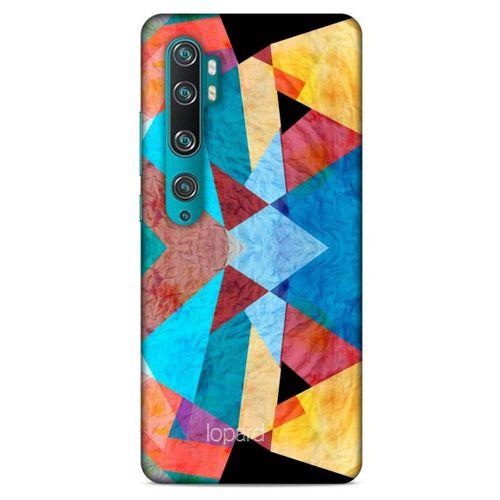 Xiaomi Mi Note 10 Pro Kılıf Pastel Renkler (25) Antişok Kapak Mavi Sarı