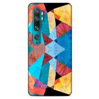 Xiaomi Mi Note 10 Pro Kılıf Pastel Renkler (25) Antişok Kapak Mavi Sarı