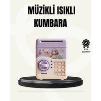 Elektronik Şifreli Atm Görünümlü Çocuk Kumbarası Mor