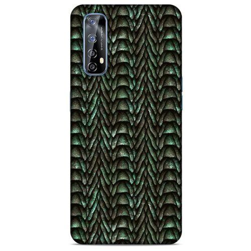 Huawei P Smart 2021 Kılıf Dragons (9) Kılıf Ejderha Cilt Açık Yeşil