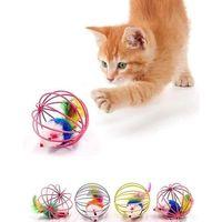 Kafeslı Farelı Kedı Köpek Oyun Topu