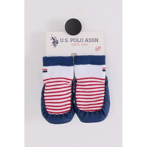 U.S.Polo U.S. Polo Assn Çarık Çorap USB2600 Beyaz-Lacivert